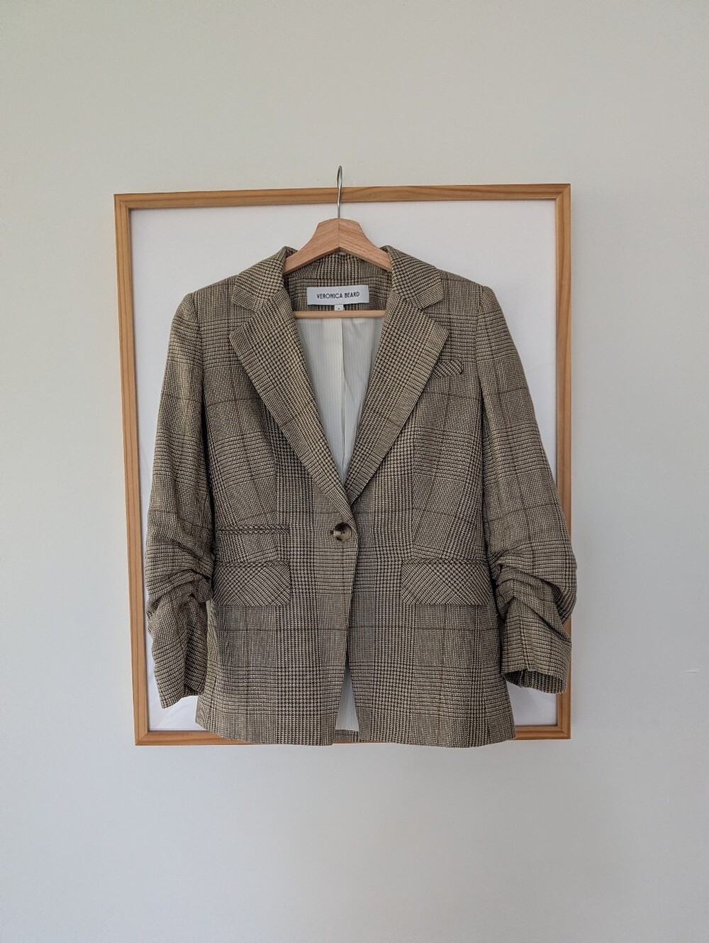 Veronica Battista Plaid Dickey Jacket